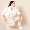 imageAmazon Essentials Womens Fleece Jogger Sweatpant Available in Plus SizeOatmeal Heather
