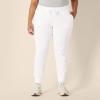imageAmazon Essentials Womens Fleece Jogger Sweatpant Available in Plus SizeWhite