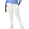 imageAmazon Essentials Womens Fleece Jogger Sweatpant Available in Plus SizeWhite