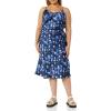 imageAmazon Essentials Womens Georgette Slip Skirt Previously Daily RitualBlue Abstract