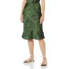 imageAmazon Essentials Womens Georgette Slip Skirt Previously Daily RitualOlive Marble Print