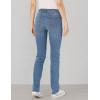 imageAmazon Essentials Womens Jeans Mid Rise Straight Leg Style Slim FitMedium Wash