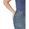 imageAmazon Essentials Womens Jeans Mid Rise Straight Leg Style Slim FitMedium Wash