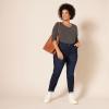 imageAmazon Essentials Womens MidRise Stretchy Skinny JeanDark Wash