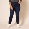 imageAmazon Essentials Womens MidRise Stretchy Skinny JeanDark Wash