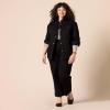 imageAmazon Essentials Womens OversizedFit Heavyweight Denim Shirt JacketBlack