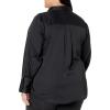 imageAmazon Essentials Womens RegularFit Satin Button Down Blouse Available in Plus SizeBlack