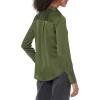 imageAmazon Essentials Womens RegularFit Satin Button Down Blouse Available in Plus SizeDark Olive