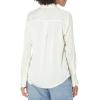 imageAmazon Essentials Womens RegularFit Satin Button Down Blouse Available in Plus SizeEggshell