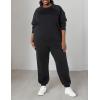 imageAmazon Essentials Womens RelaxedFit Crewneck Pullover LongSleeve Sweatshirt Available in Plus SizeBlack