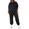 imageAmazon Essentials Womens RelaxedFit Crewneck Pullover LongSleeve Sweatshirt Available in Plus SizeBlack
