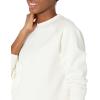 imageAmazon Essentials Womens RelaxedFit Crewneck Pullover LongSleeve Sweatshirt Available in Plus SizeEggshell White