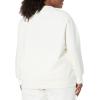 imageAmazon Essentials Womens RelaxedFit Crewneck Pullover LongSleeve Sweatshirt Available in Plus SizeEggshell White