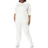 imageAmazon Essentials Womens RelaxedFit Crewneck Pullover LongSleeve Sweatshirt Available in Plus SizeEggshell White
