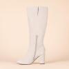 imageAmazon Essentials Womens Tall Heel BootGrey Faux Suede