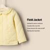 imageAmazon Essentials x Sofia Grainge Toddlers and Baby Girls Midweight Field Jacket with RuffleButter Yellow