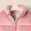 imageAmazon Essentials x Sofia Grainge Toddlers and Baby Girls Velour Puffer JacketRose