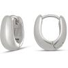 imageAmazon Essentials 14K Gold or Sterling Silver Plated Teardrop Huggie Hoop 12mmSilver