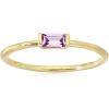 imageAmazon Essentials 18K Yellow Gold Plated Sterling Silver Cubic Zirconia Fashion Stackable Ring previously Amazon CollectionAlexandrite Purple June