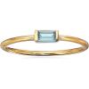 imageAmazon Essentials 18K Yellow Gold Plated Sterling Silver Cubic Zirconia Fashion Stackable Ring previously Amazon CollectionAquamarine March
