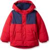 Navy Red Color Block