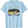 imageAmazon Essentials Boys May the Fourth Be With You Multi Color TShirt Blue SmallBaby Blue