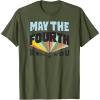 imageAmazon Essentials Boys May the Fourth Be With You Multi Color TShirt Blue SmallOlive Green