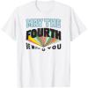 imageAmazon Essentials Boys May the Fourth Be With You Multi Color TShirt Blue SmallWhite