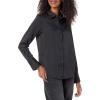 imageAmazon Essentials Womens RegularFit Satin Button Down Blouse Available in Plus SizeBlack