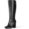 imageAmazon Essentials Womens Tall Heel BootBlack Faux Leather