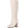 imageAmazon Essentials Womens Tall Heel BootGrey Faux Suede