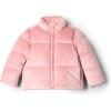imageAmazon Essentials x Sofia Grainge Toddlers and Baby Girls Velour Puffer JacketRose