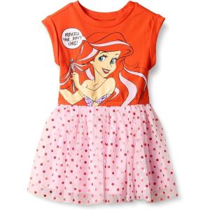imageAmazon Essentials Disney  Marvel  Star Wars Girls and Toddlers Knit ShortSleeve Tutu DressesDiscontinued ColorsPrincess Ariel