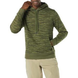 imageAmazon Essentials Mens Pullover Sweatshirt Hoodie Big ampamp Tall Options AvailableGreen Abstract Camo