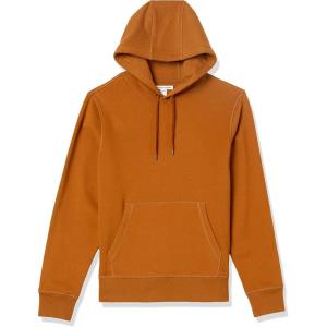 imageAmazon Essentials Mens Pullover Sweatshirt Hoodie Big ampamp Tall Options AvailableRust Orange