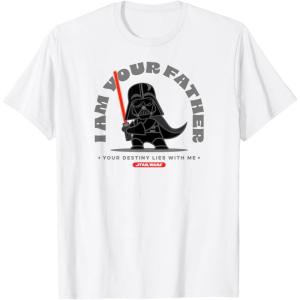 imageAmazon Essentials Mens Standing Darth Vader I Am Your Father TShirt Black SmallWhite