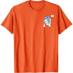 imageAmazon Essentials Star Wars Valentines Day Love from R2D2 TShirtOrange