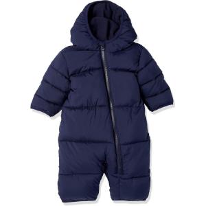 imageAmazon Essentials Unisex Babies WaterResistant Winter Puffer Bunting SuitDark Navy