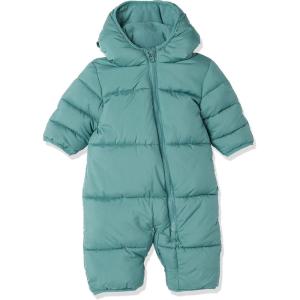 imageAmazon Essentials Unisex Babies WaterResistant Winter Puffer Bunting SuitDark Sage Green