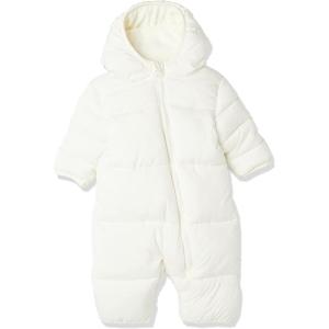 imageAmazon Essentials Unisex Babies WaterResistant Winter Puffer Bunting SuitIvory