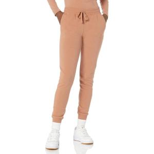 imageAmazon Essentials Womens Fleece Jogger Sweatpant Available in Plus SizeLight Brown