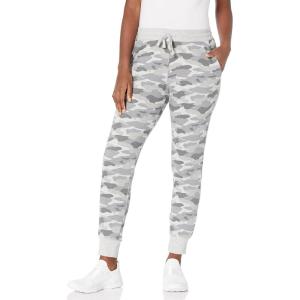 imageAmazon Essentials Womens Fleece Jogger Sweatpant Available in Plus SizeLight Grey Camo
