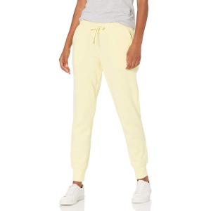 imageAmazon Essentials Womens Fleece Jogger Sweatpant Available in Plus SizeLight Yellow