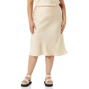 imageAmazon Essentials Womens Georgette Slip Skirt Previously Daily RitualBeige