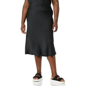 imageAmazon Essentials Womens Georgette Slip Skirt Previously Daily RitualBlack