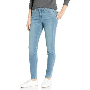 imageAmazon Essentials Womens MidRise Stretchy Skinny JeanLight Blue Bleach