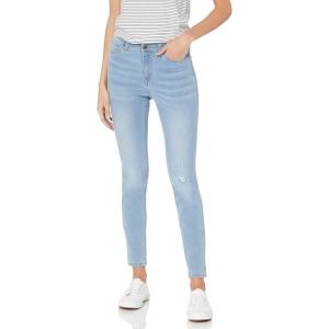 imageAmazon Essentials Womens MidRise Stretchy Skinny JeanWashed Blue