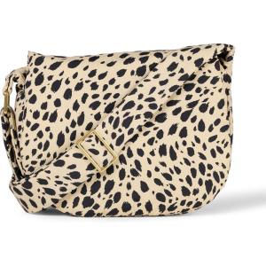 imageAmazon Essentials Womens Nylon Flap BagBeige Leopard Print