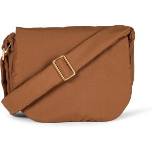 imageAmazon Essentials Womens Nylon Flap BagBrown