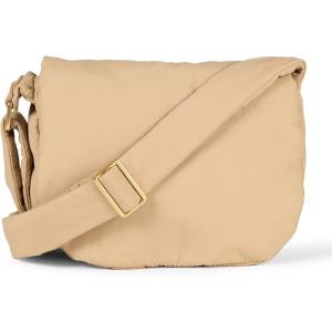 imageAmazon Essentials Womens Nylon Flap BagKhaki